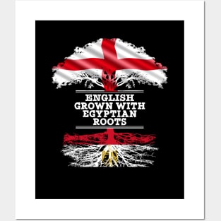 English Grown With Egyptian Roots - Gift for Egyptian With Roots From Egypt Posters and Art